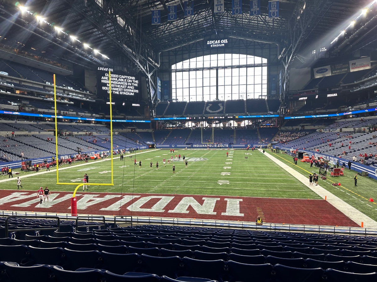 Louisville vs Indiana football score? U of L wins at Lucas Oil Stadium